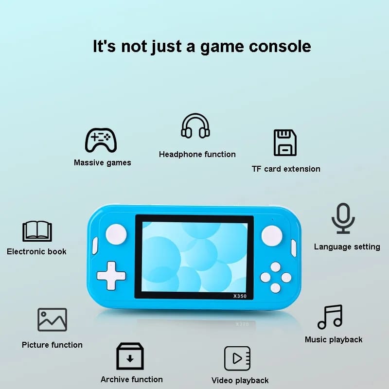 Reproductor de juegos portátil X350